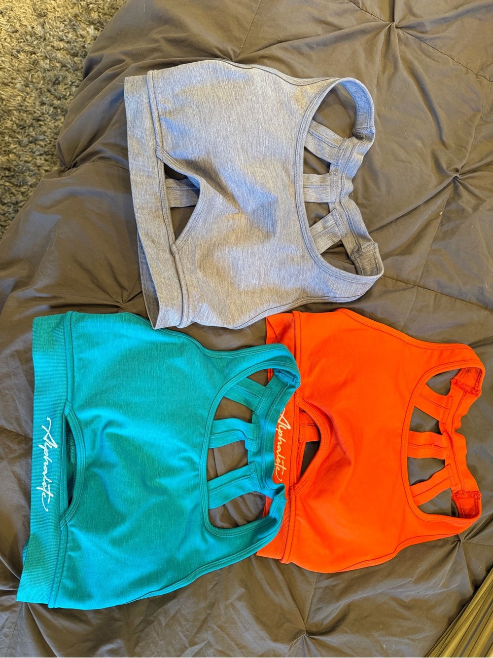 Alphalete Strappy Sports Bra, lot of 3